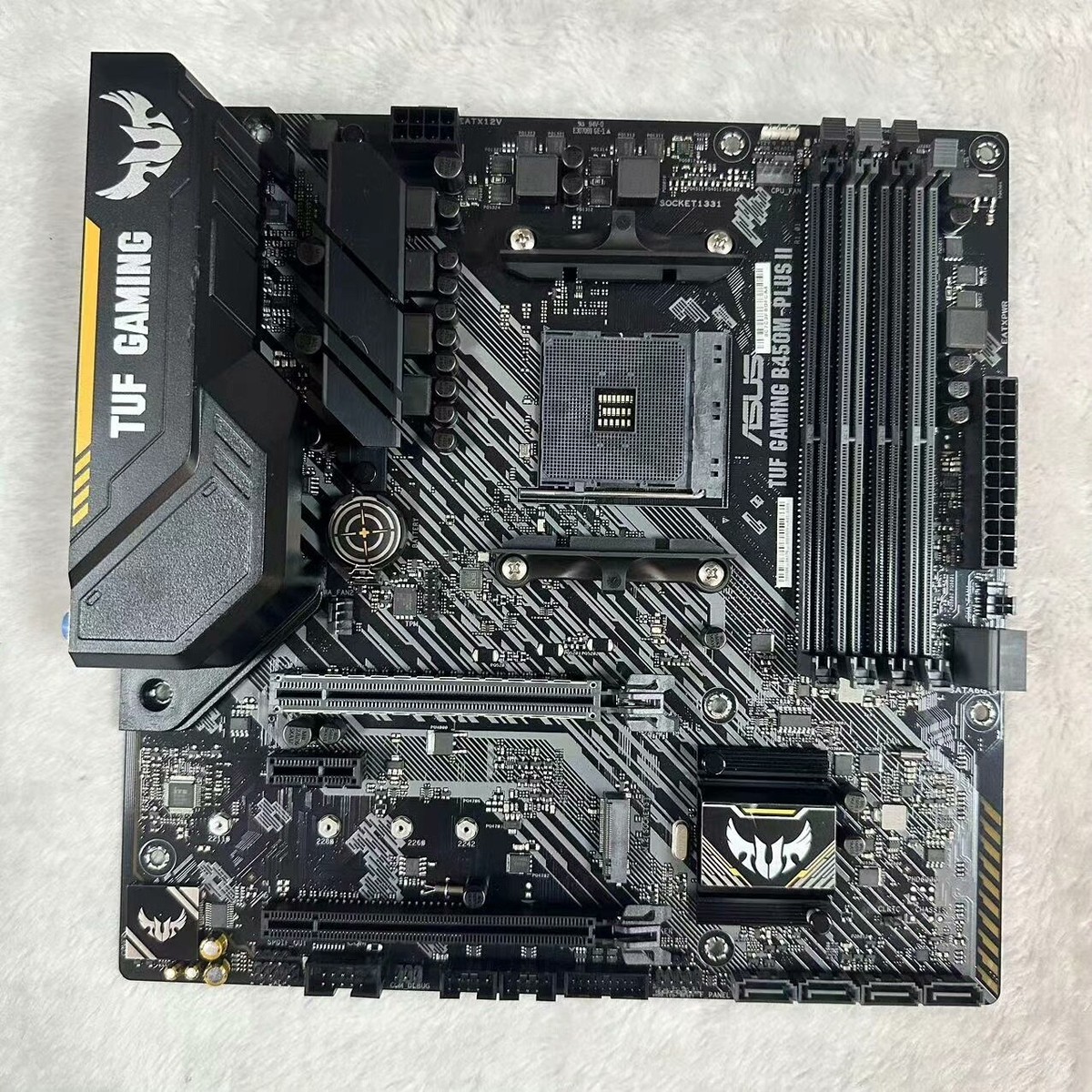 FOR ASUS TUF GAMING B450M-PLUS II DDR4*4 128GB HDMI 2.0b DVI-D