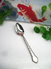 Oneida Community   CELLO  Stainless  Grape Fruit Citrus Spoon Teaspoon EXCELLENT