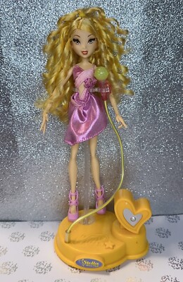 Winx Club Singsational Stella  Doll WORKING SINGING English Fairy Mattel 2005
