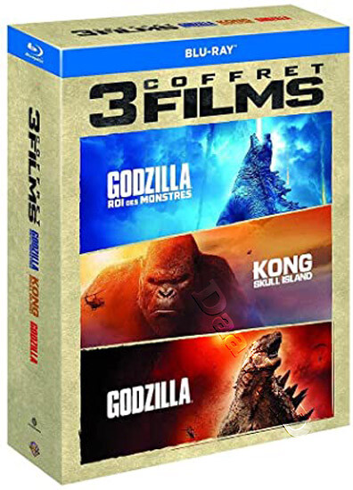 Godzilla, King of the Monsters, Kong: Skull Island NEW Blu-Ray 3