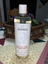 New Sealed Puracy Natural Baby Bubble Bath Lavender  Vanilla 16 Fl Oz