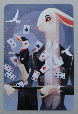 Dixit Promo Card Mini Expansion Magic Pink Bunny Pumpkinhead Santa