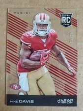 2015 Panini Clear Vision Red #138 Mike Davis RC /25 San Francisco 49ers !!