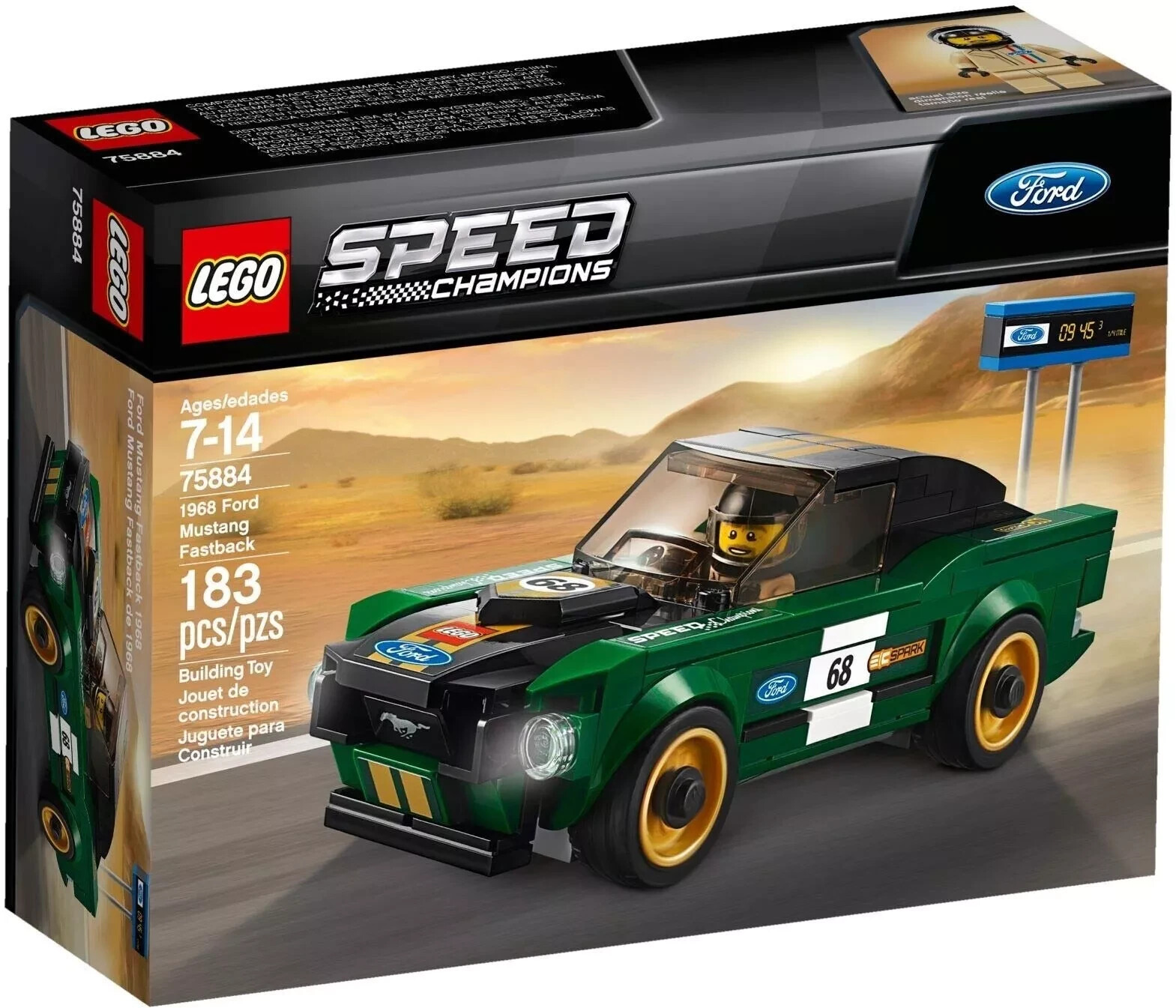 Lego® 75884 Speed Champions - 1968 Ford Mustang Fastback NEU & OVP ! - Bild 5