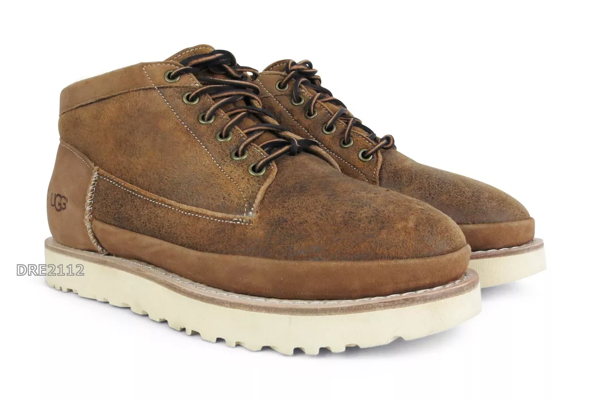 UGG Campfire Trail Boot Chestnut Bomber Fur Boots Mens Size 9.5