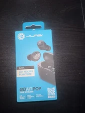 JLab Black GO Air POP True Wireless In-Ear Headphones (EBGAIRPOPRBLK124)
