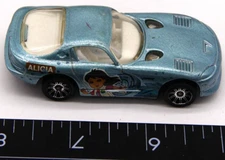 2007 Matchbox Dodge Viper GTS Diecast Car Toy Go Diego Alicia Nick Jr. 1996 Blue