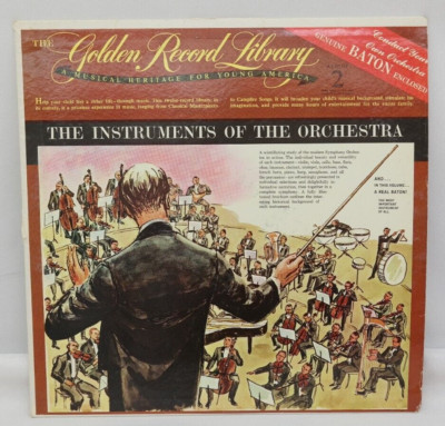 The Golden Record Library Album 2 Instruments of the Orchestra Vinyl Record   TF