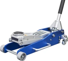 TCE 3 Ton L ow Profile Ec onomic Aluminum, Blue Floor Garage Jack, AT830003XLU