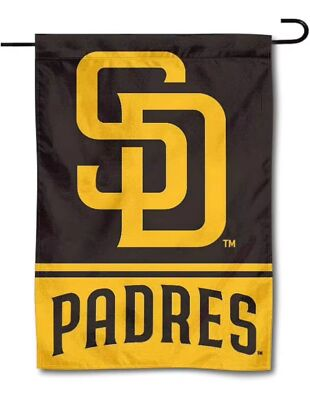 #ad MLB San Diego Padres Garden Flag Double Sided MLB Padres Premium Yard Flag $9.99
