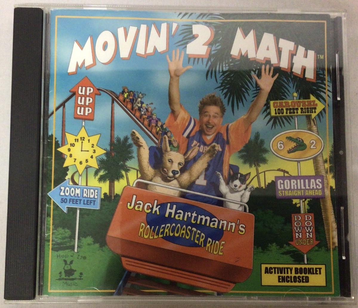 Jack Hartmann CD - Movin' 2 Math - Used - Tested CD - 23