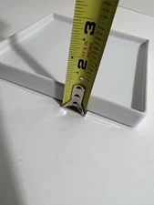 Rare. CB2 Crate and Barrel White Square Bento Salad Plates 6.5”