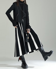 Black Ladies Unique  Edgy Street Vibes Designer Layering Chic Waistcoat Top 12