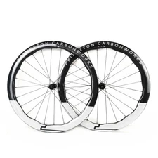 700C 4550 Road Bicycle Disc Brake Wheelset Carbon Fiber UD Glossy Finish Wheels