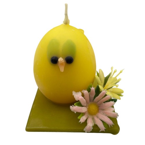 Vintage Unused Easter Candles, Chick Shaped Egg 1960’s - 第 1/4 張圖片