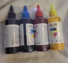 4 Pk Sublimation Refill Ink 100ml Each