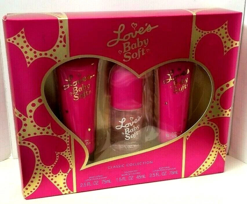 LOVE'S BABY SOFT CLASSIC COLLECTION 3 piezas Set Niebla/Loción/Lavado por DANA CLASSIC Foto 2 de 4