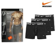 Nike Pro DRI-FIT 6" Compression Boxer Briefs Black Men's Large 3-PACK NWT