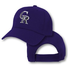 Colorado Rockies Cap Hat Embroidered Adjustable Curved Men