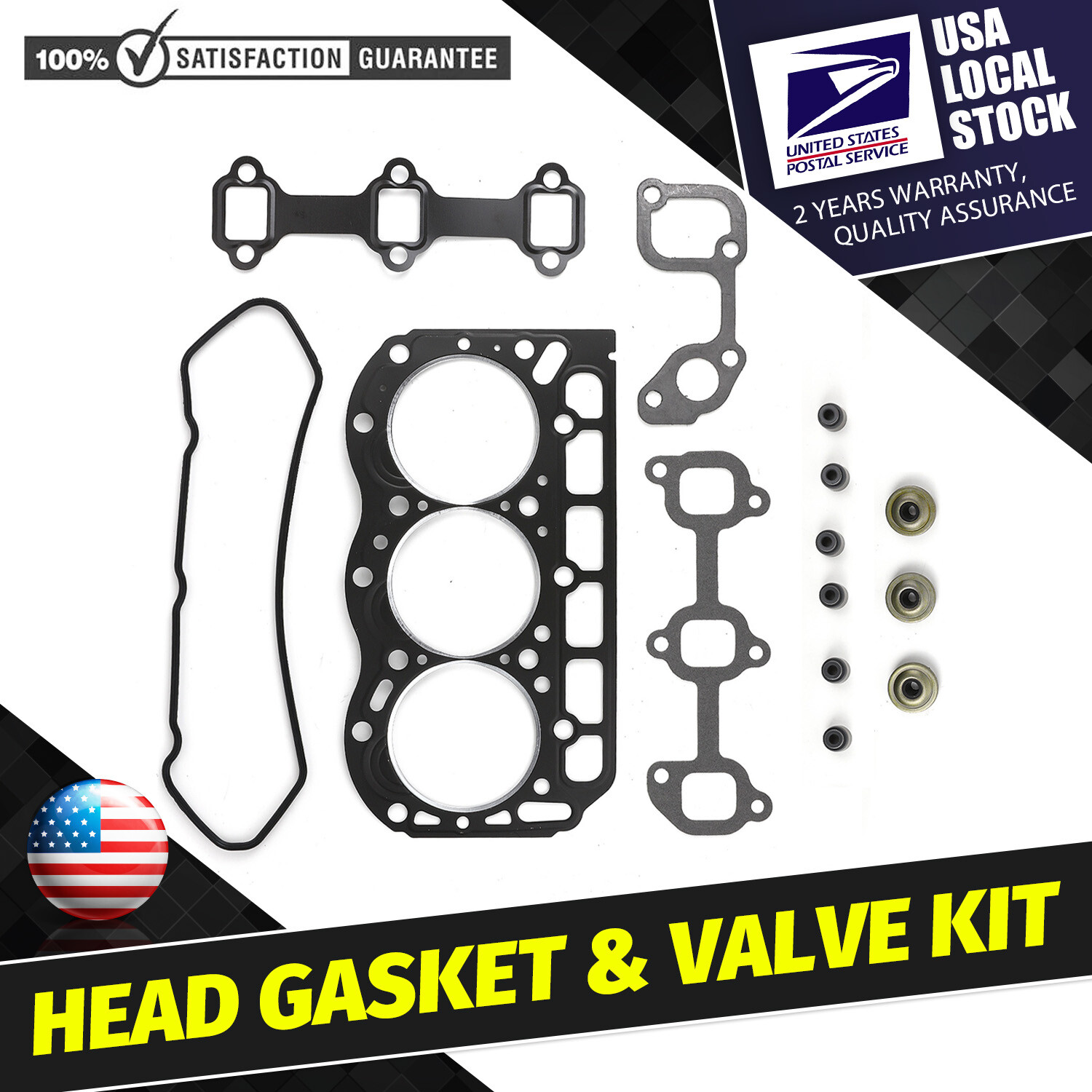 Kawasaki Mule 4010 4x4 Diesel Engine Overhaul Gasket Set 2009-2013