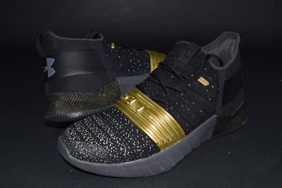 Size 8.5 - Under Armour C1N Trainer Black Metallic Gold for 