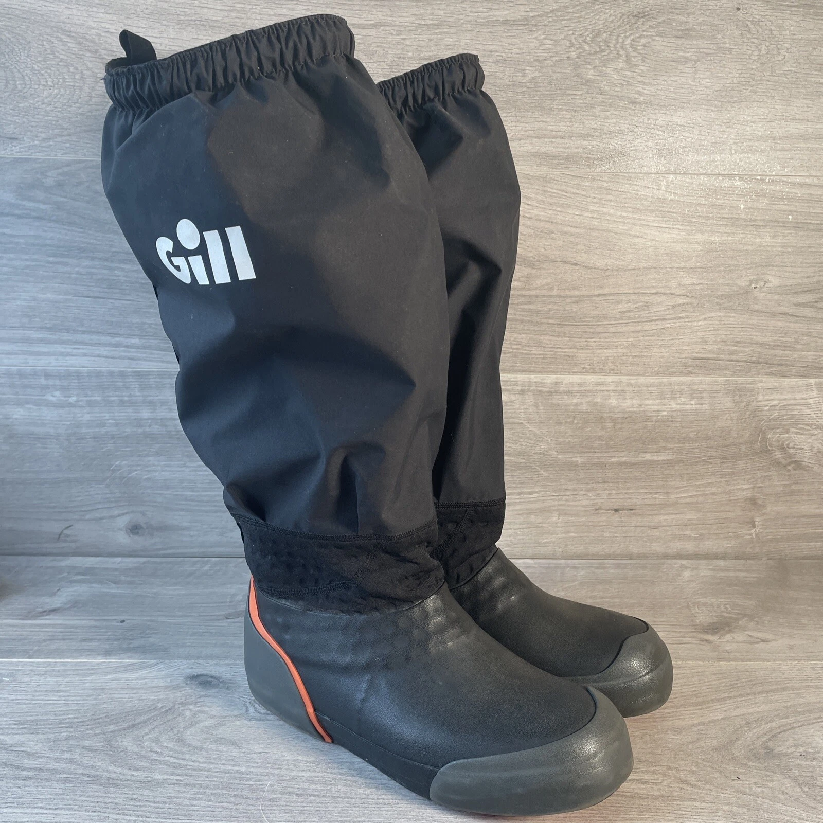 Gill Offshore Boots Size UK 7.5 (EU 41) Black Waterproof Wading Sailing Fishing