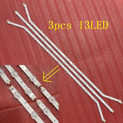 LED strip(3)for UE40H6203 UN40J6200 D3GE-400SMB-R3 400SMA-R2 BN96-28767B 28767A