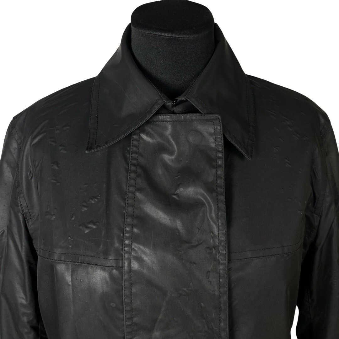 Gucci Era Tom Ford Very Rare Zip Polivilclorl Archive Black Coat