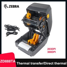 Zebra ZD888TA Thermal Transfer Desktop Printer 203/300dpi 4inch USB Connectivity