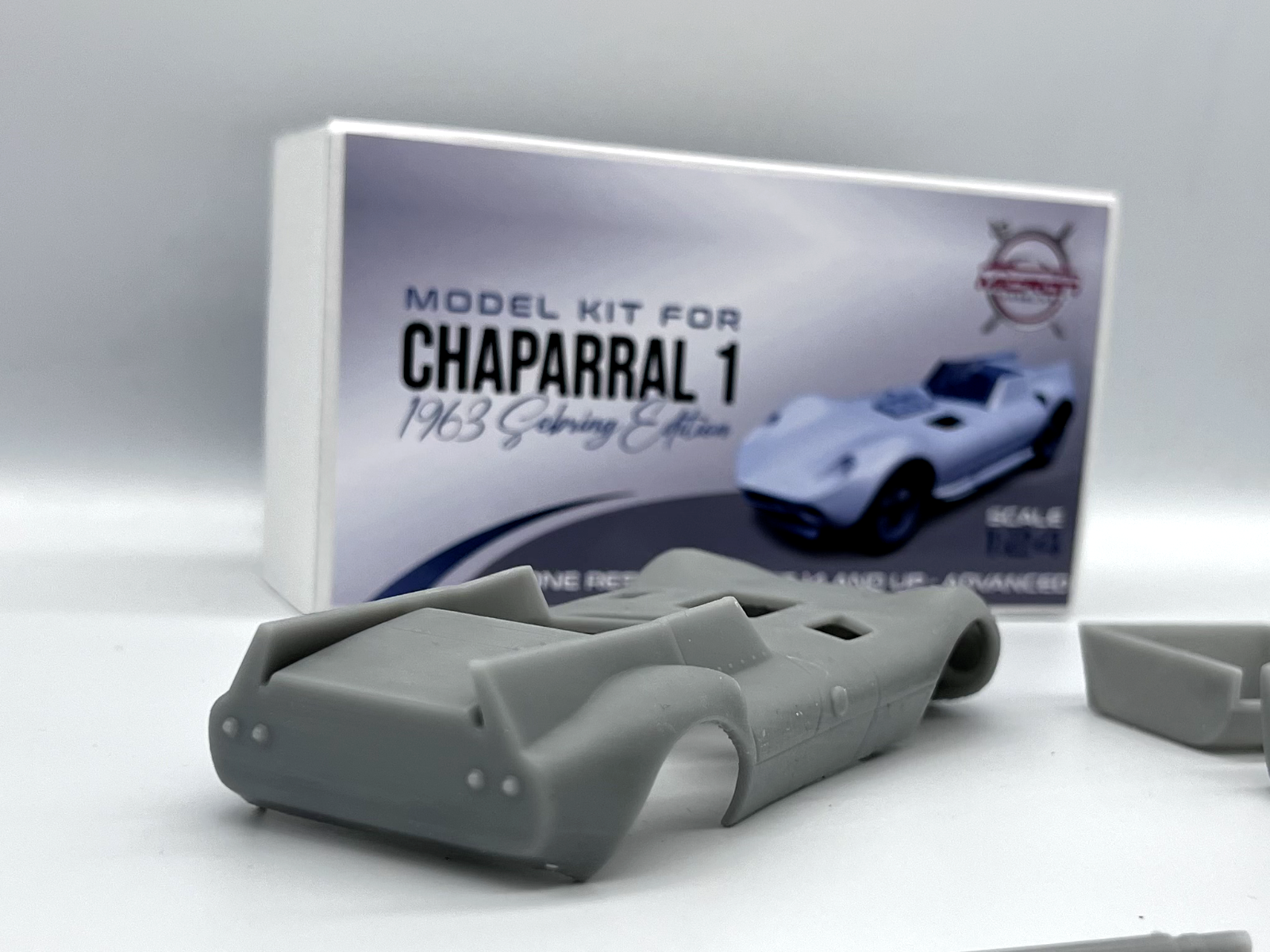 1:24 Model Kit For Chaparral 1 1963 Sebring Jim Hall Vintage Racing 12 ...