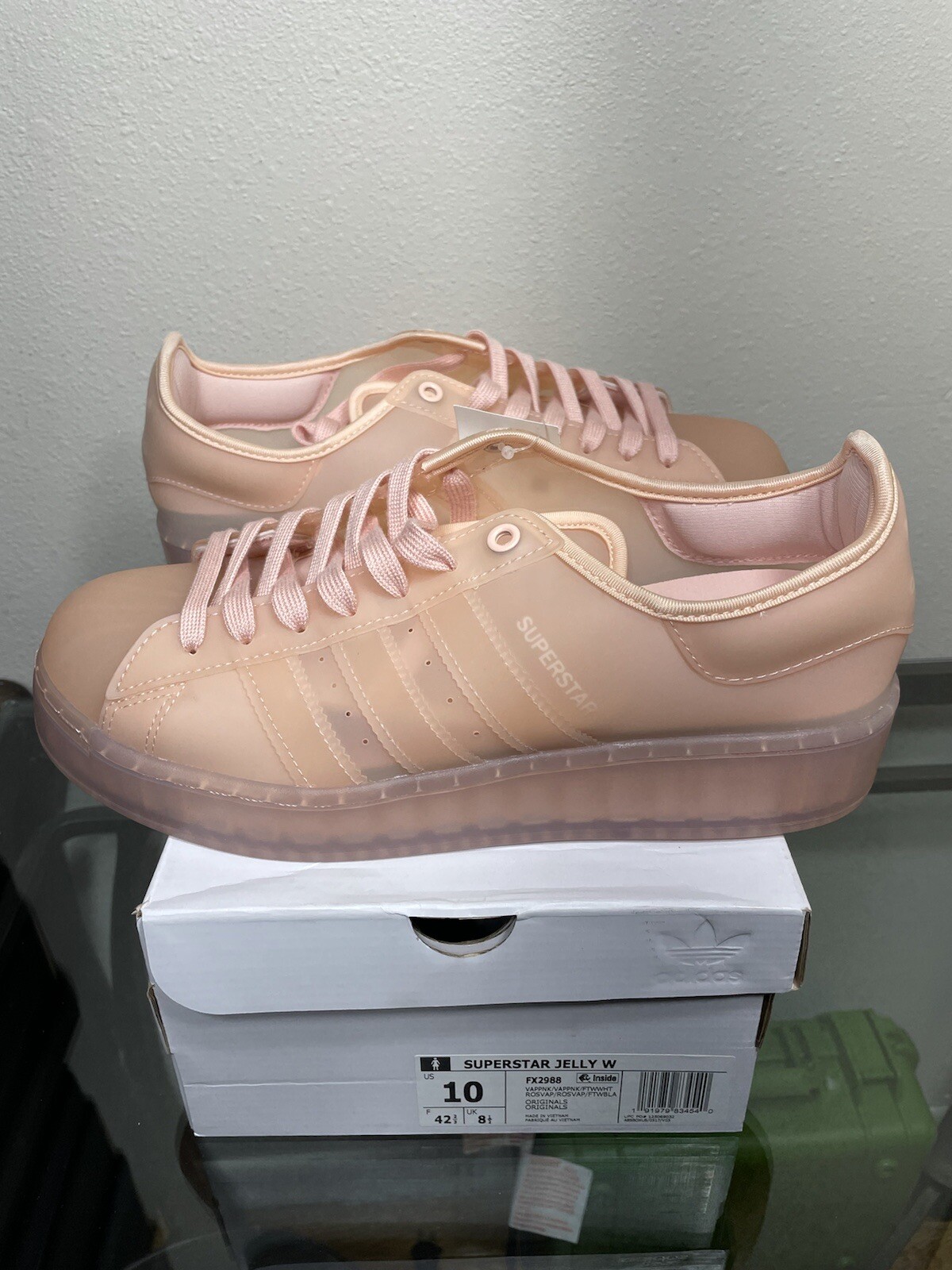 Size 10 - adidas Superstar Jelly Pink 2020 - FX2988 for sale online | eBay