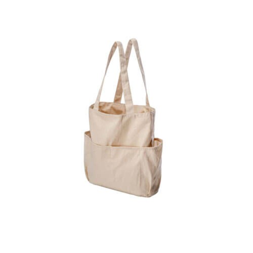 Karlstert Reusable Washable Compostable Chemical Free Cotton Pocket Grocery Bag - Picture 3 of 5
