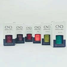 CND Shellac - Dynamic Duality Collection - ALL 6 COLORS - CHOOSE ANY - 0.25oz
