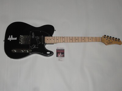 Black Drop 　Viktor Johansson　直筆サイン DEFTONES SIGNED BLACK ELECTRIC GUITAR CHINO MORENO STEPH ABE