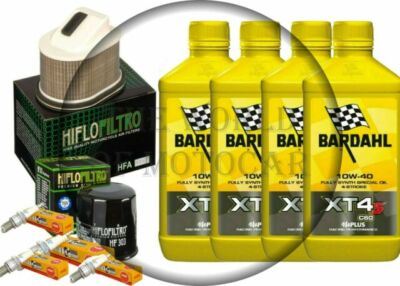 KIT/INSPEKTION KAWASAKI Z 750 11/12 BARDAHL XT4-S 10W40 ÖLFILTER LUFT ZÜNDKERZEN 