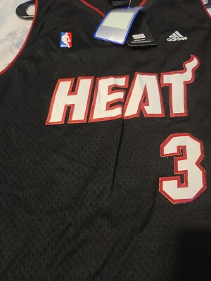 Dwyane Wade #3 NBA Miami Heat adidas Authentic Stitched Jersey Men
