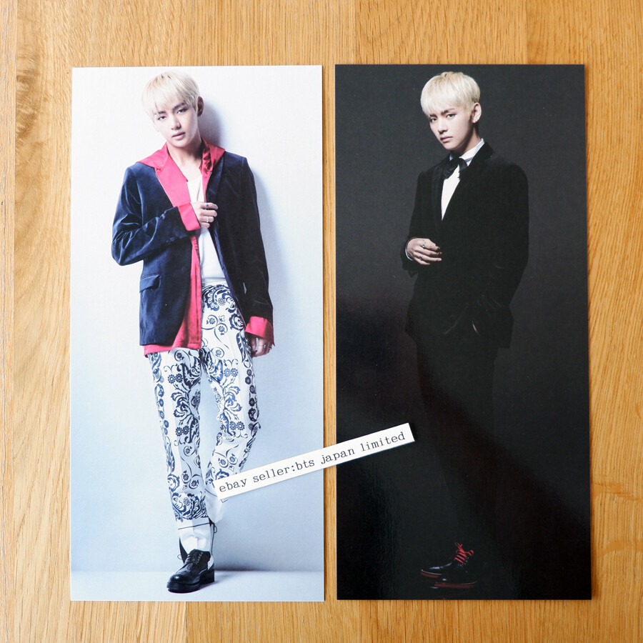 BTS V BEST OF BTS Official 2 Big Photo card set Korea Ver. + Japan
