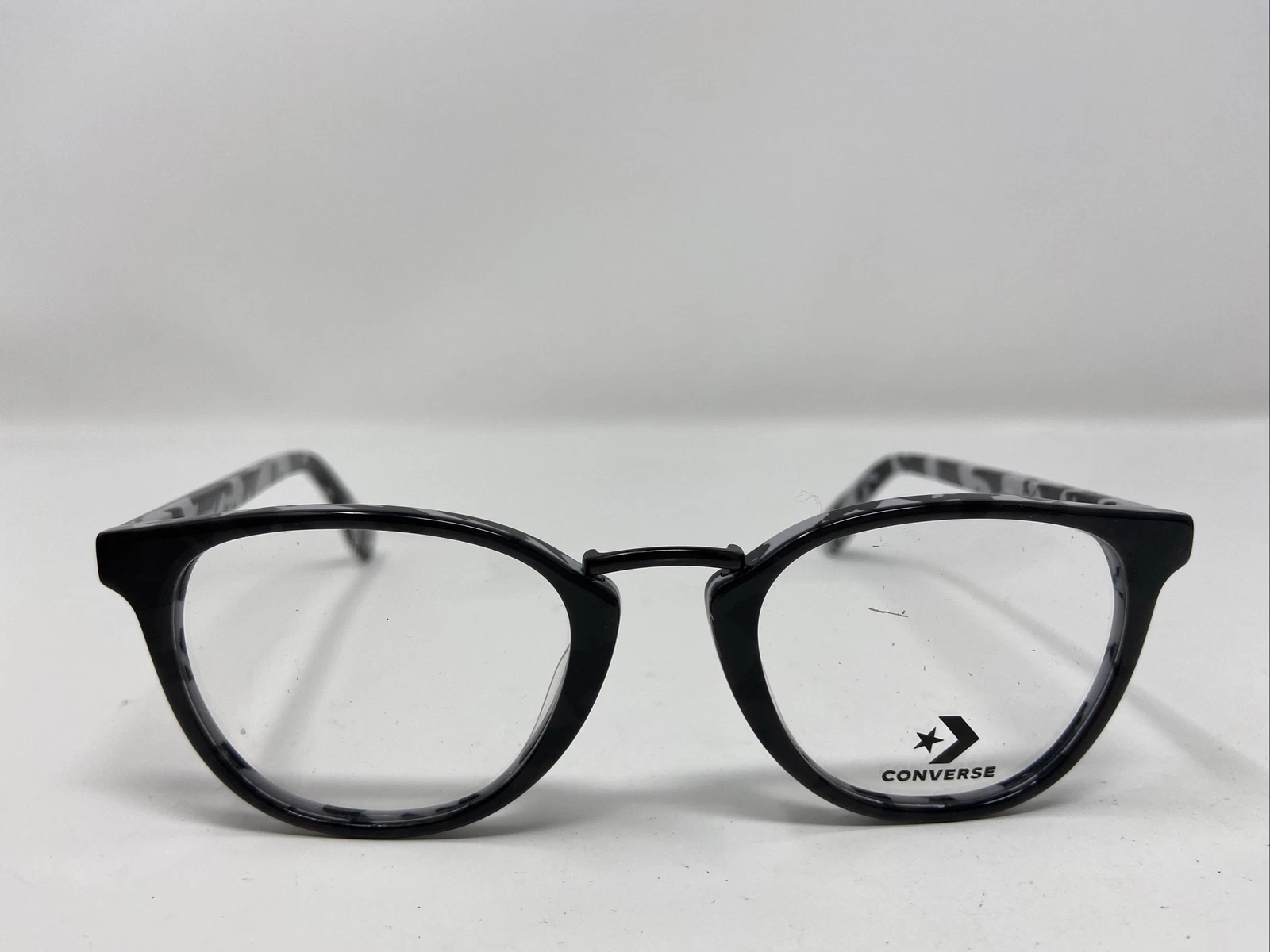 Converse Eyeglasses Frames Q314 48 21 145 Black Camo Full Rim JR39