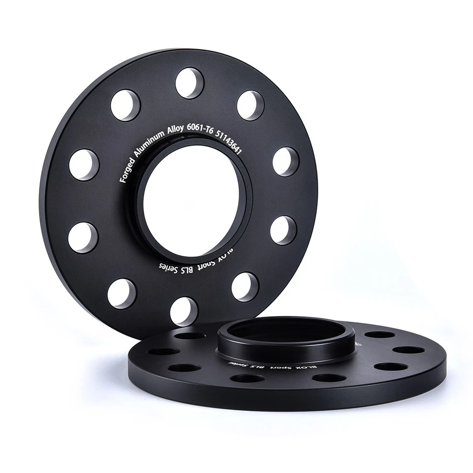 2x 10mm Black Wheel Spacers 5x114.3 Fit Nissan Silvia Skyline GTR 350Z Qashq - Изображение 3 из 4