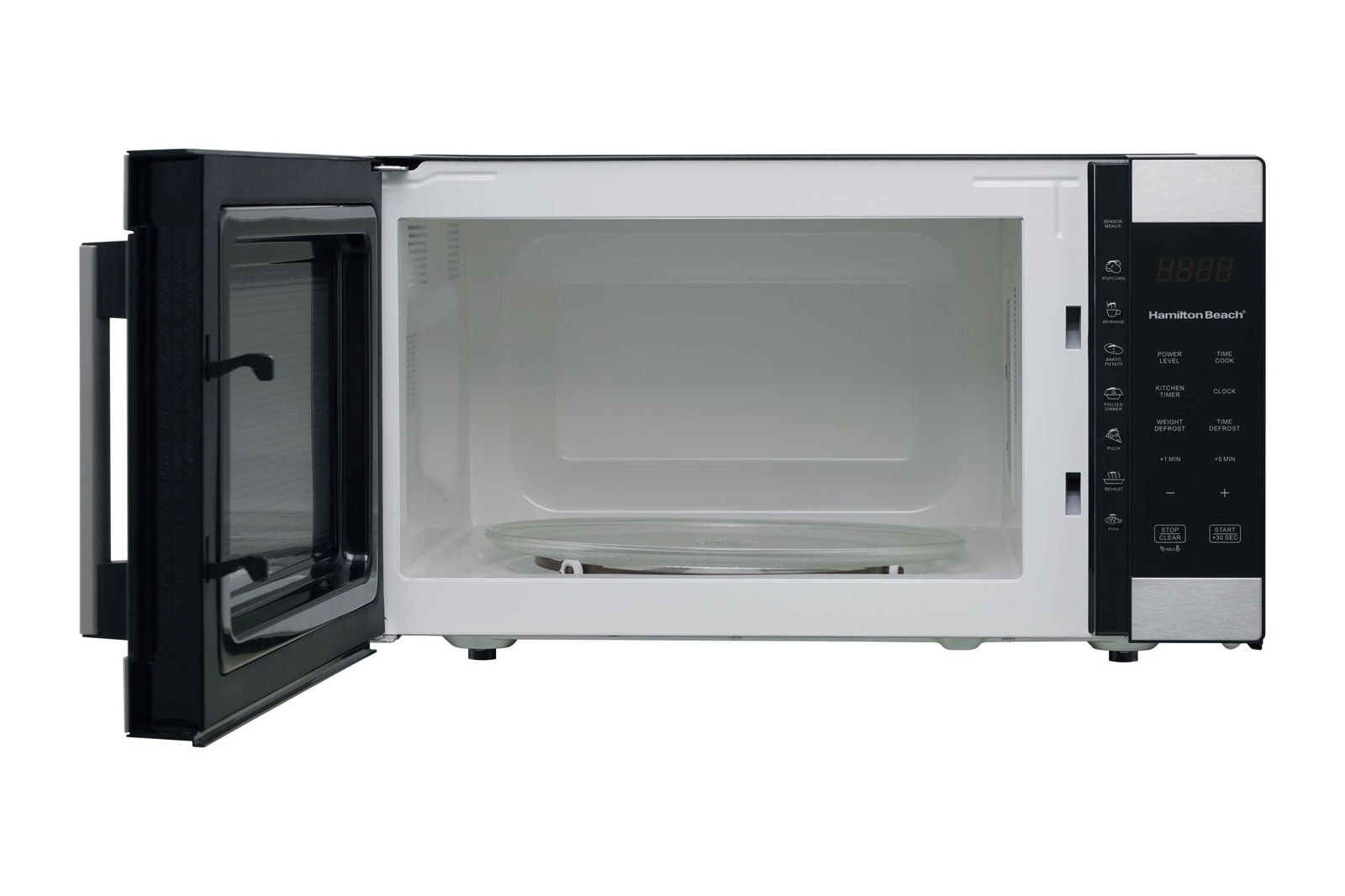 Hamilton Beach 1.6Cu Ft Sensor Cook Countertop Microwave Oven in Stainless Steel eBay