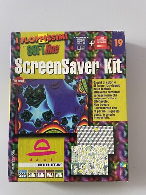 Screen Saver Kit - PC Sw From The 90s - Manual In ITA - Do You Remember The 90s?
