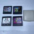 Sega Game Gear Games 4 Lot Untested Sonic 2, Pro striker, Golf...