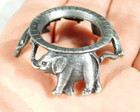 Sphere Display Stand ELEPHANT Design Pewter Color Small Size