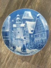WEIHNACHTEN 1971 BERLIN DESIGN Christmas  plate Free Shipping 