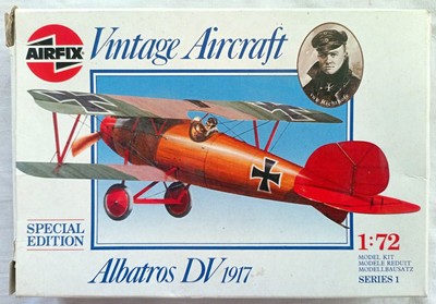 Airfix 01078 Albatros D.V von Richthofen 1:72  Zustand 1b: Unversiegelt