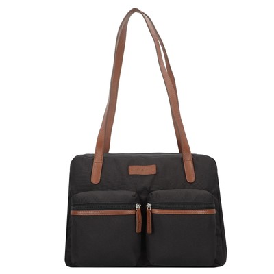 Greenburry Emily Schultertasche 35cm #GB-1400 (schwarz)