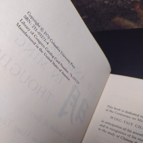 Self & Society in Ming Thought by William Theodore de Bary -Hardcover -1970 - Picture 9 of 14