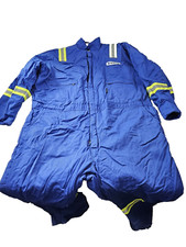 Nabors RPS Crude FR Blue Coveralls Oil Gas Fire Size 60 Reg 7925 Roy Fire Resist