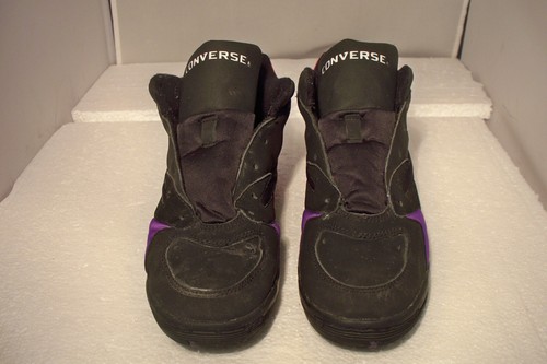 Vintage Converse Mid Basketball Shoes Men size 5.5 Black SKU: 28983 - Picture 4 of 12