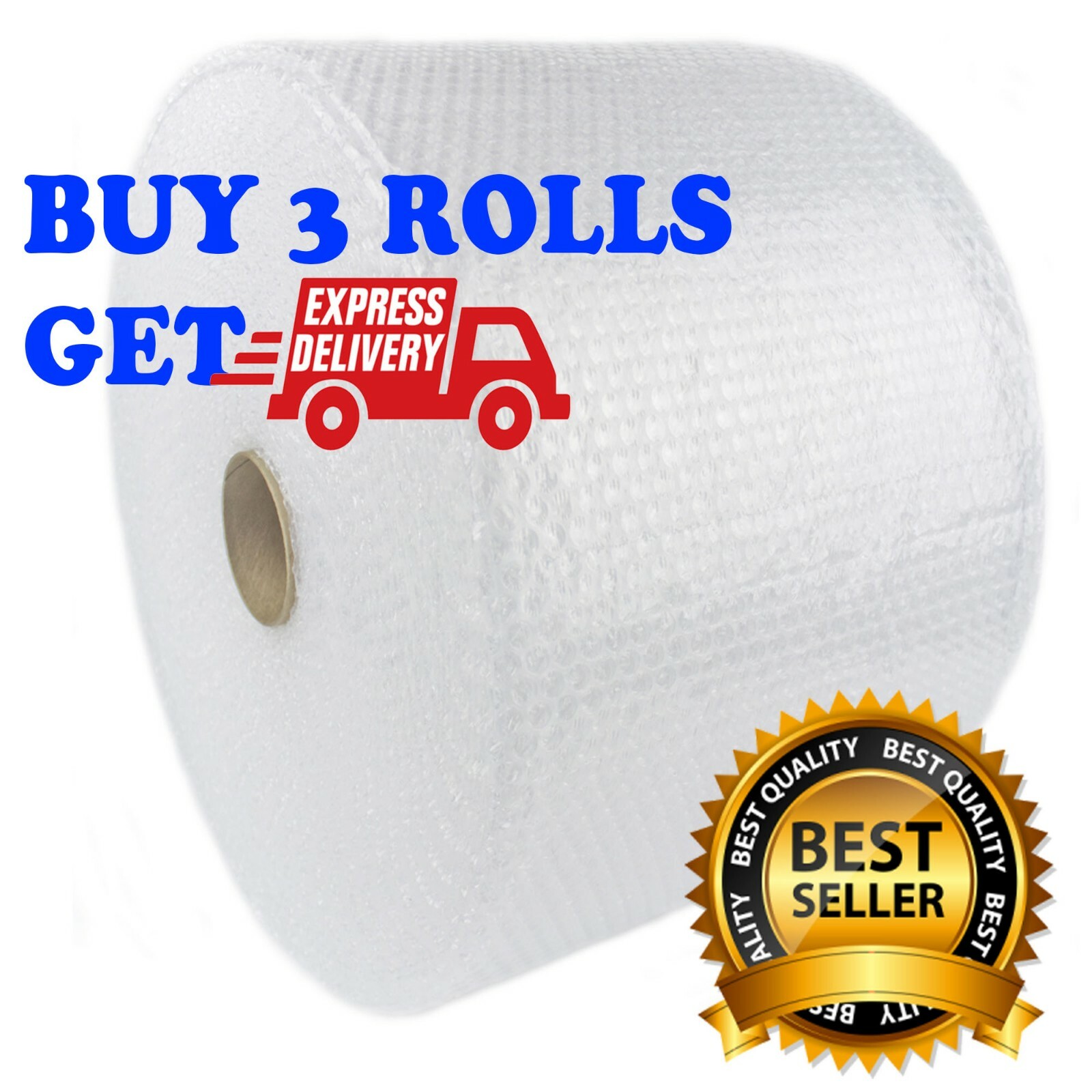 300MM x 100M SMALL BUBBLE WRAP CUSHIONING QUALITY BUBBLE 100 METERS